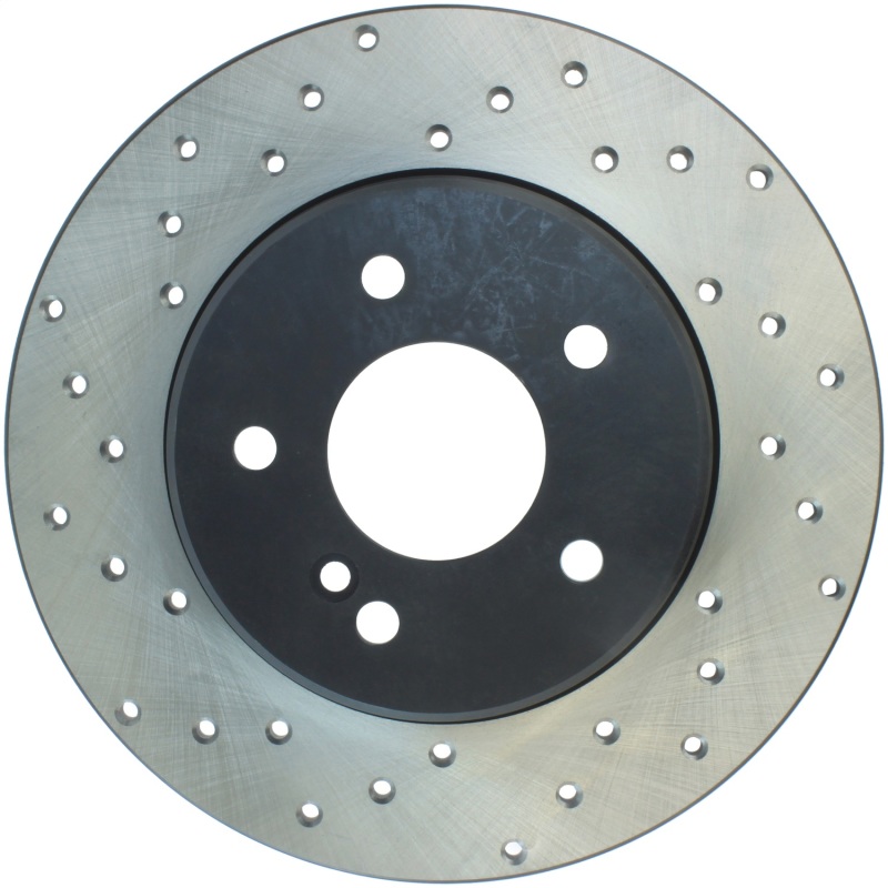 Mercedes-Benz SLK280 Brake Rotors (1) - Rear Right - Stoptech - Drilled Sport Rotor - Black - `06-`08