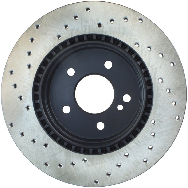 Mercedes-Benz C43 AMG Brake Rotor (1) - Rear Left - Stoptech - Drilled - `98-`00