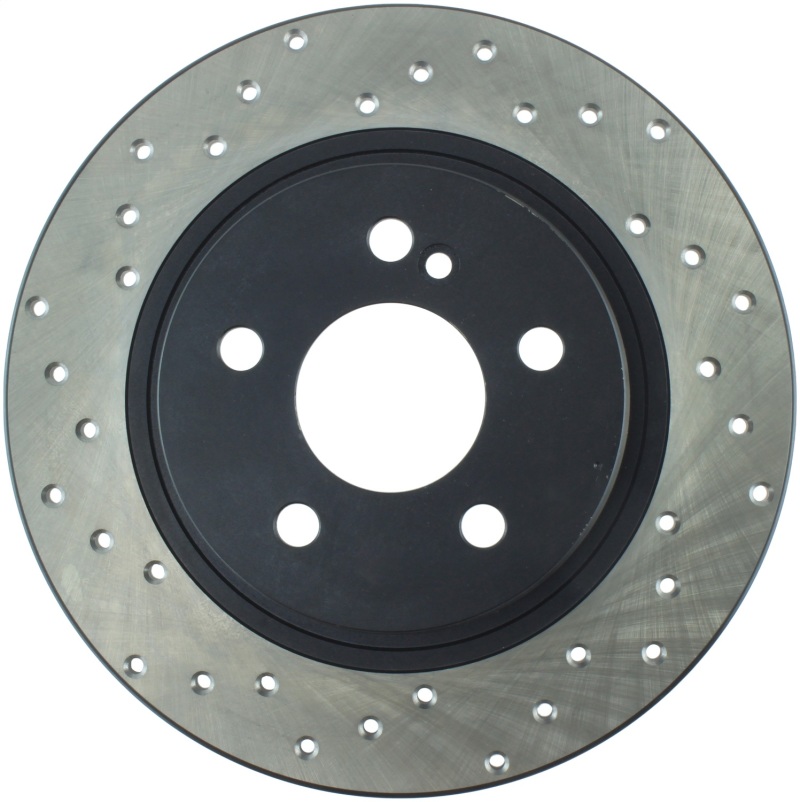 Mercedes-Benz C280 Brake Rotors (1) - Rear Right - Stoptech - Drilled Sport - Black - `08-`10
