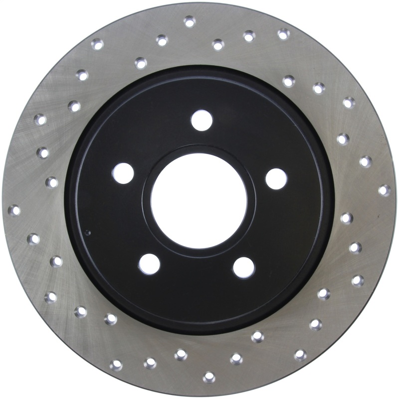 Volvo C30 Brake Rotor (1) - Rear Right - Stoptech - Drilled Sport - Black - `07-`13 Volvo C30 Brake Rotor (1) - Rear Right - Stoptech - Drilled Sport - Black - `07-`13