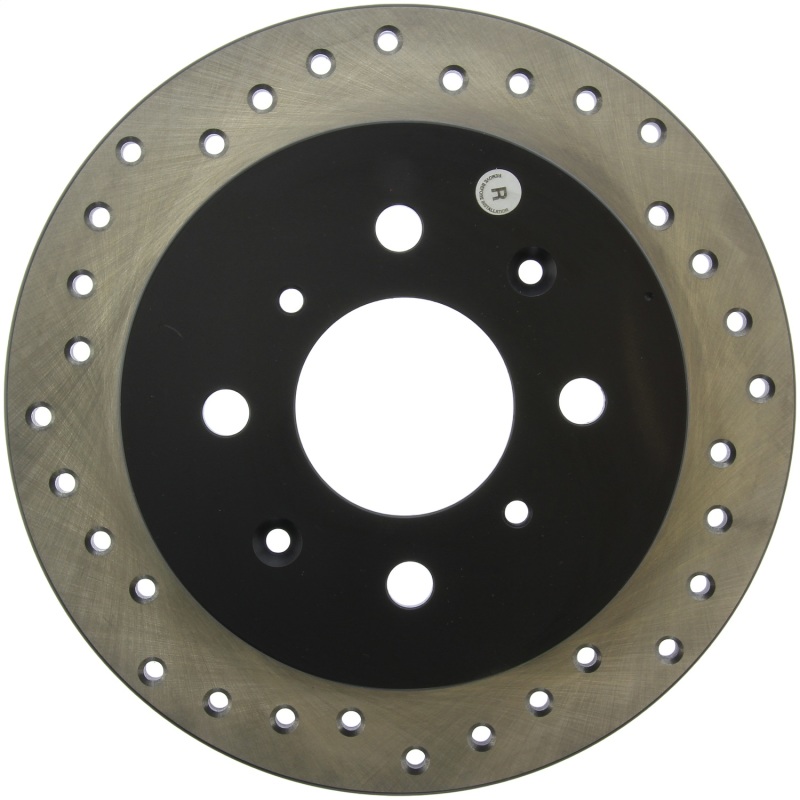 Acura Integra Brake Rotor (1) - Rear Right - Stoptech - Drilled Sport - `90-`01 Acura Integra Brake Rotor (1) - Rear Right - Stoptech - Drilled Sport - `90-`01