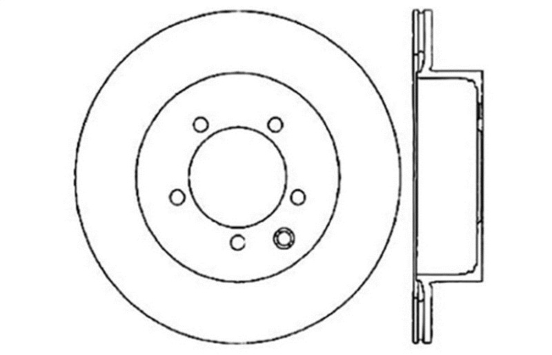 Infiniti G35 Brake Rotor (1) - Rear Left - Stoptech - Drilled Sport - `03-`04 Infiniti G35 Brake Rotor (1) - Rear Left - Stoptech - Drilled Sport - `03-`04