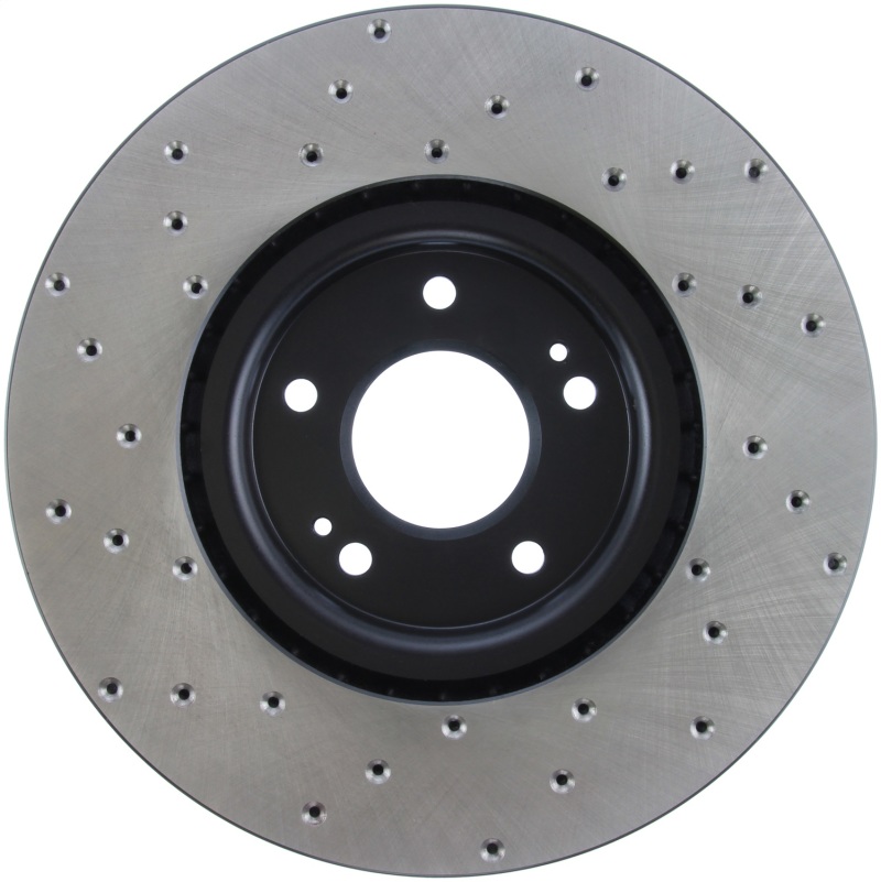 Mitsubishi Lancer Brake Rotor (1) - Front Left - Stoptech - Drilled Sport Rotors - `03-`06