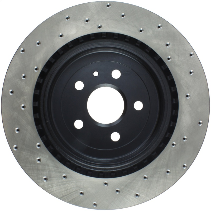Cadillac CTS Brake Rotor(s)(2) - Rear Right - Stoptech - Drilled Sport - Black - `09-`17 Cadillac CTS Brake Rotor(s)(2) - Rear Right - Stoptech - Drilled Sport - Black - `09-`17