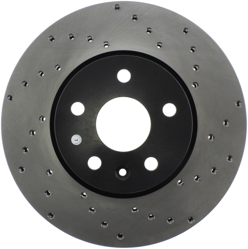 Buick Regal Brake Rotor(s) (1) - Front Left - Stoptech - Drilled Sport - Black - `11-`17 Buick Regal Brake Rotor(s) (1) - Front Left - Stoptech - Drilled Sport - Black - `11-`17