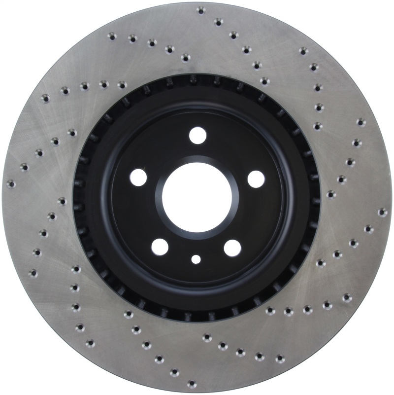 Buick Regal Brake Rotor(1) - Front Right - Stoptech - Drilled Sport - Black - `12-`13 Buick Regal Brake Rotor(1) - Front Right - Stoptech - Drilled Sport - Black - `12-`13
