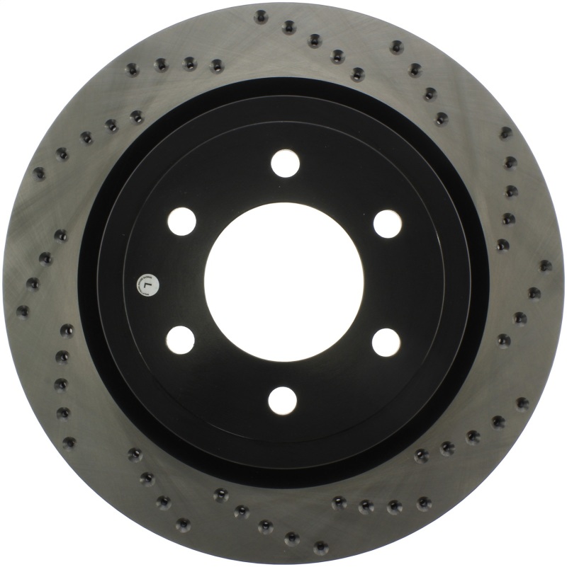 Ford Expedition Brake Rotor (1) - Rear Left - Stoptech - Sport Cross Drilled - Black - `18-`20 Ford Expedition Brake Rotor (1) - Rear Left - Stoptech - Sport Cross Drilled - Black - `18-`20