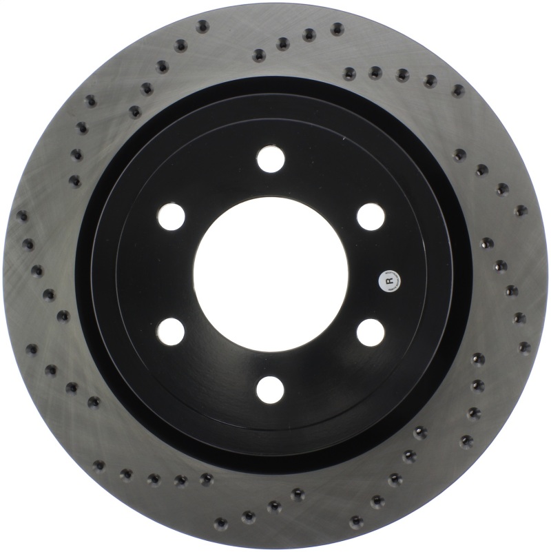 Ford Expedition Brake Rotor (1) - Rear Right - Stoptech - Sport Cross Drilled - Black - `18-`20