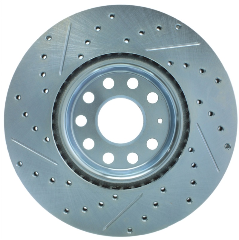 Audi A3 Brake Rotor (1) - Front Left - Stoptech - Slotted & Drilled, Select Sport - `06-`19 Audi A3 Brake Rotor (1) - Front Left - Stoptech - Slotted & Drilled, Select Sport - `06-`19