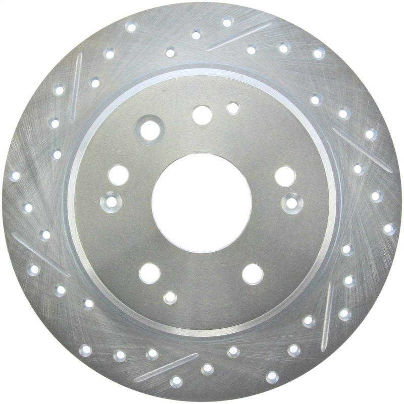 Honda Element Brake Rotor (1) - Rear - Stoptech - Drilled & Slotted - `03-`11