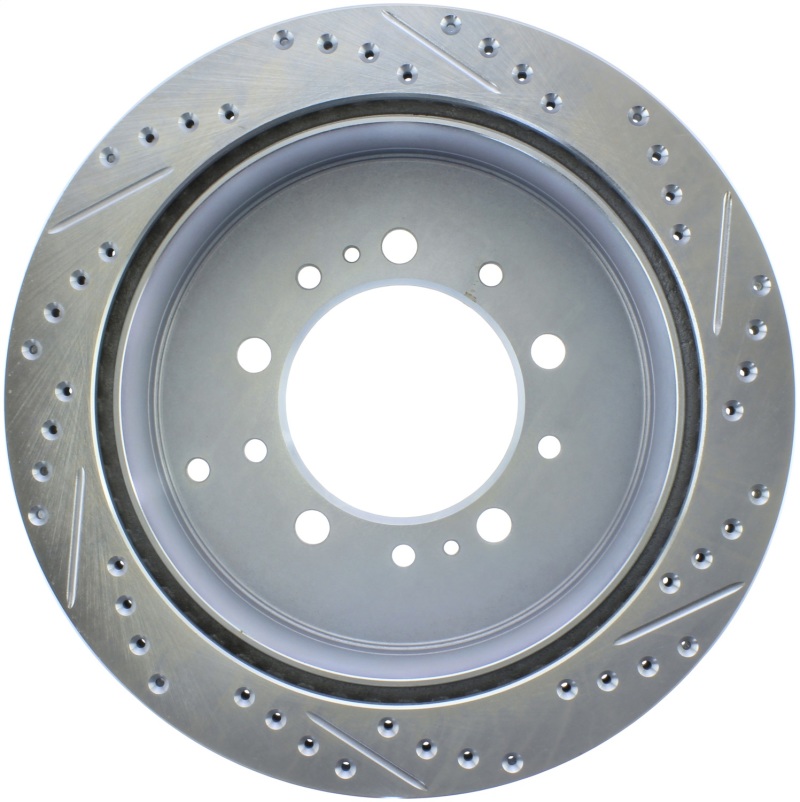 Toyota Sequoia Brake Rotor (1) - Rear Passenger-Side - Stoptech - Drilled and Slotted Select Sport - `08-`19
