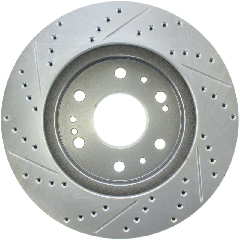 GMC Sierra Brake Rotor (1) - Front Left - Stoptech - Select Sport, Drilled & Slotted - `07-`14