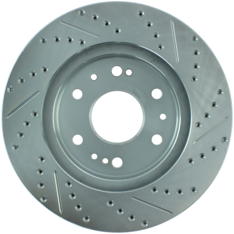GMC Sierra Brake Rotor (1) - Front Right - Stoptech - Select Sport, Drilled & Slotted - Zinc Coated - `07-`14