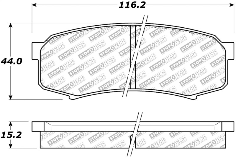 Lexus GX460 Brake Pads - Front - Stoptech - Street Select - `10-`19 Lexus GX460 Brake Pads - Front - Stoptech - Street Select - `10-`19