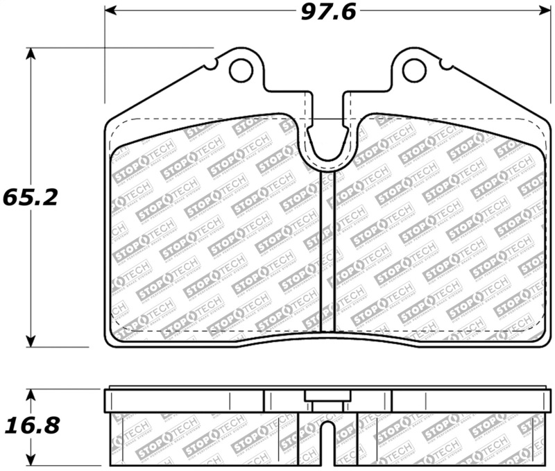 Ferrari 575 M Maranello Brake Pads - Front/Rear - Stoptech - Street Select - `03-`04 Ferrari 575 M Maranello Brake Pads - Front/Rear - Stoptech - Street Select - `03-`04
