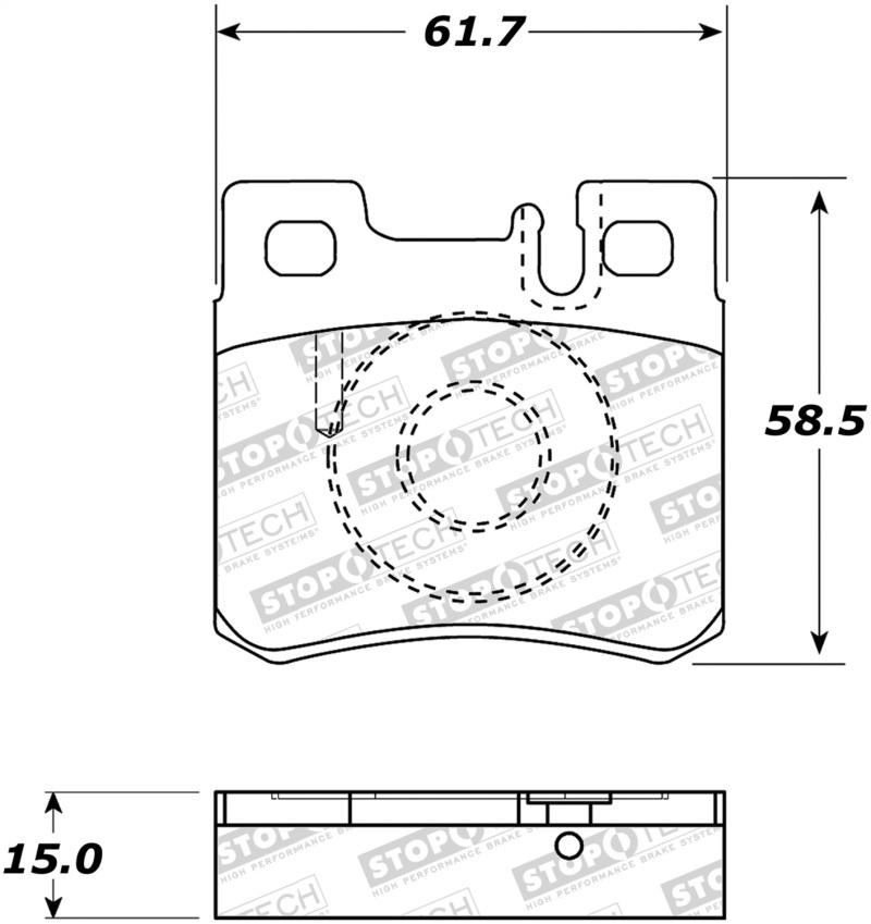 Mercedes-Benz C280 Brake Pads - Stoptech - Street - `96-`00