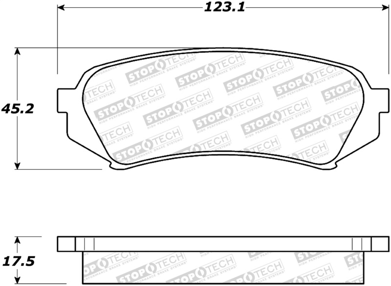 Toyota Land Cruiser Brake Pads - Stoptech - Street - `98-`07