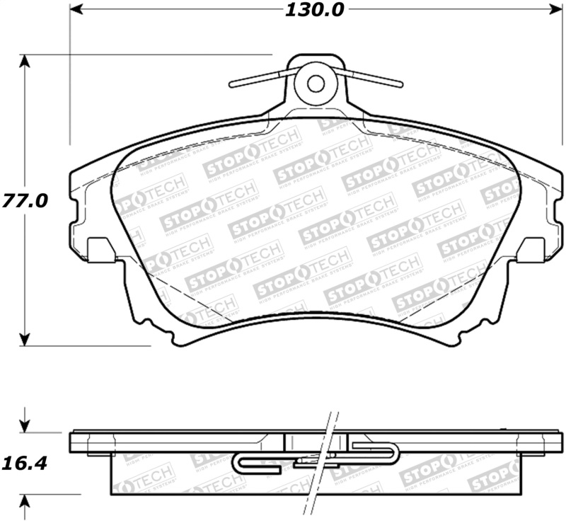 Volvo V40 Brake Pads - Stoptech - Street - `00-`04