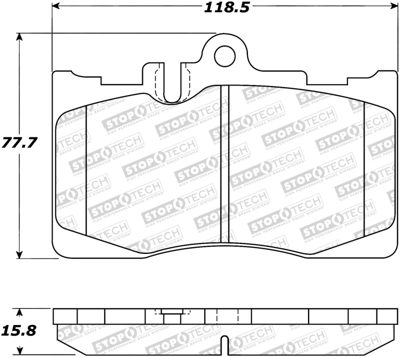 Lexus LS430 Brake Pads - Stoptech - Street - `01-`06 Lexus LS430 Brake Pads - Stoptech - Street - `01-`06