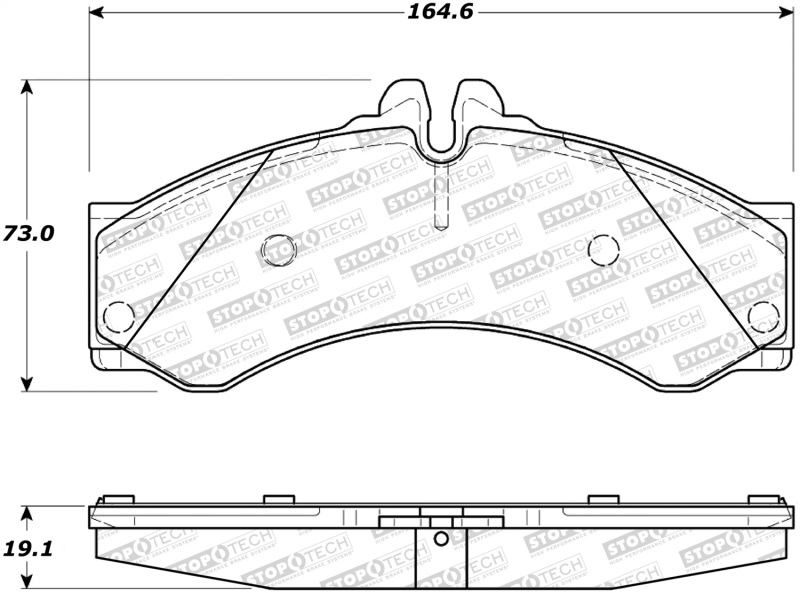 Dodge Sprinter 3500 Brake Pads - Stoptech - Street - `03-`06 Dodge Sprinter 3500 Brake Pads - Stoptech - Street - `03-`06