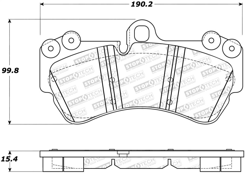 Mercedes-Benz G550 Brake Pads - Stoptech - Street - 2017