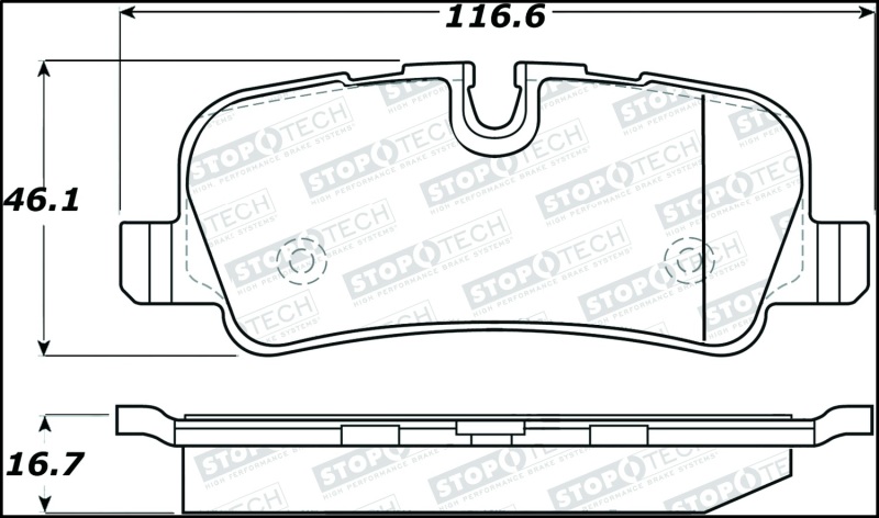 Land Rover Range Rover Brake Pads - Stoptech - Street (includes shims and hardware) - `10-`11 Land Rover Range Rover Brake Pads - Stoptech - Street (includes shims and hardware) - `10-`11