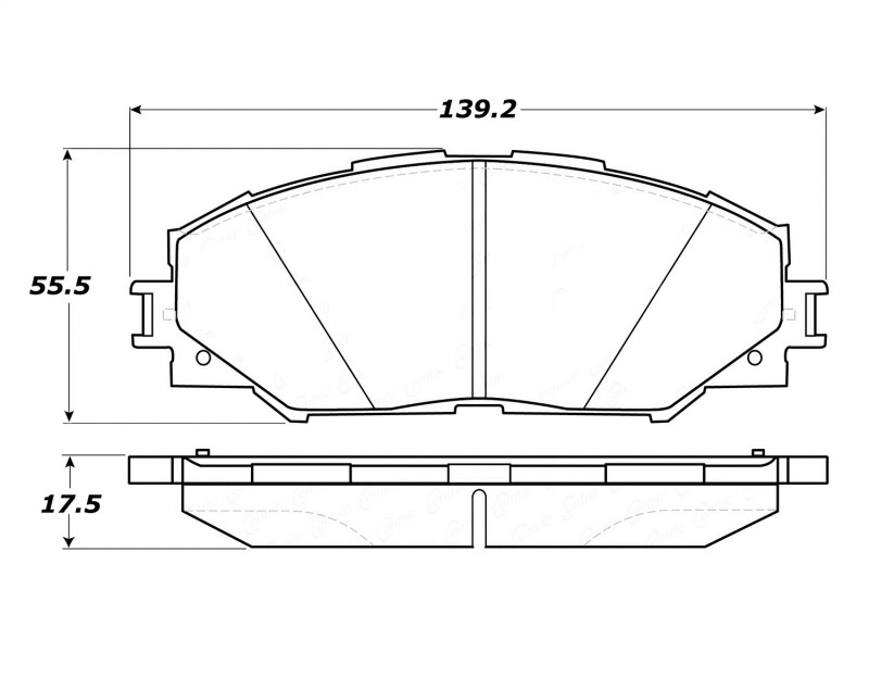 Pontiac Vibe Brake Pads - Front - Stoptech - OE-Style - `09-`10