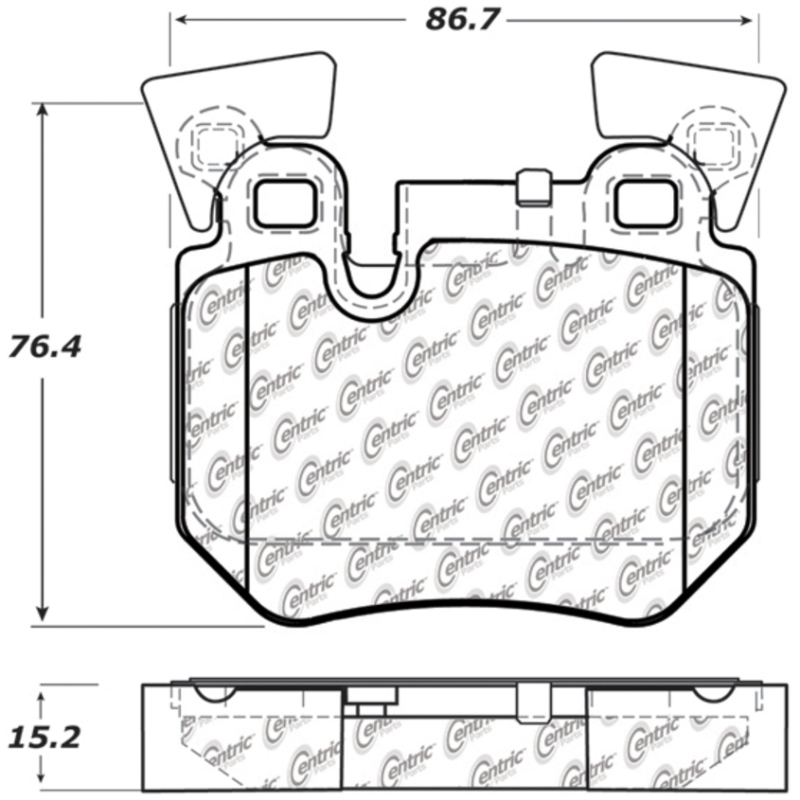 BMW 3 Series Brake Pads - Rear - Stoptech - StopTech Street Touring - 2013