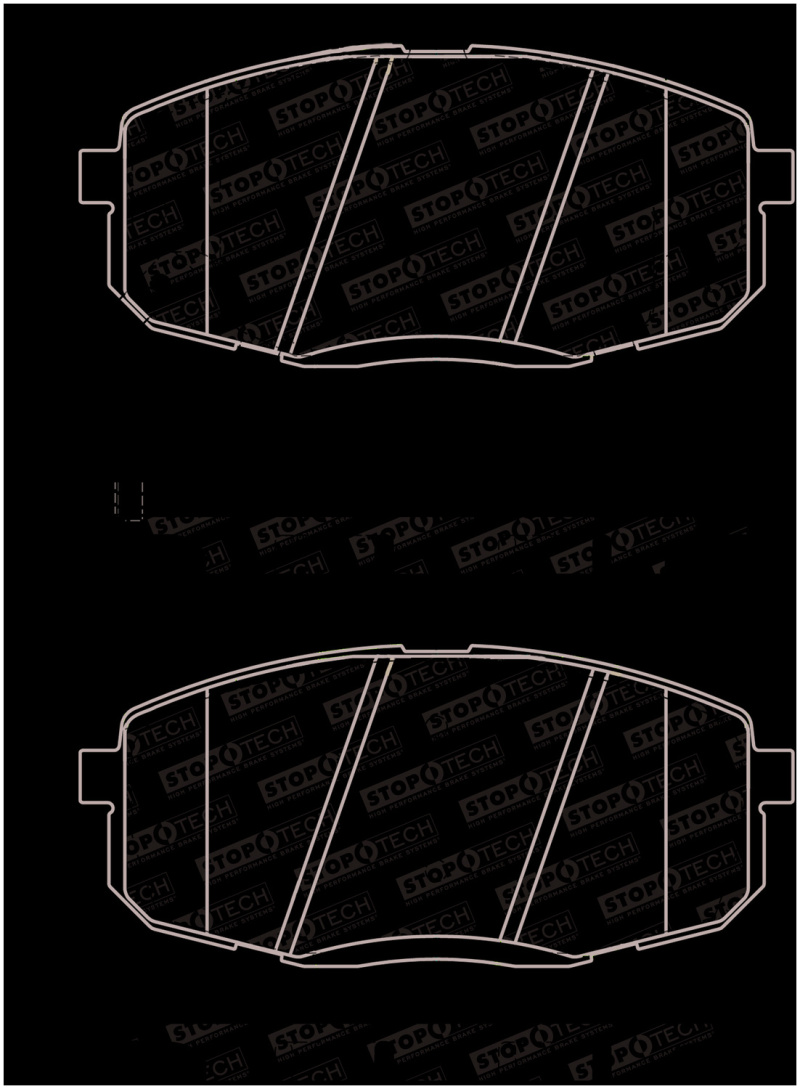 Kia Soul Brake Pads - Front - Stoptech - Street Performance - `14-`16 Kia Soul Brake Pads - Front - Stoptech - Street Performance - `14-`16