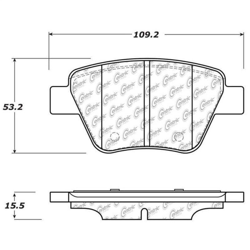 Audi A1 Brake Pads - Rear - Stoptech - Street - `11-`14