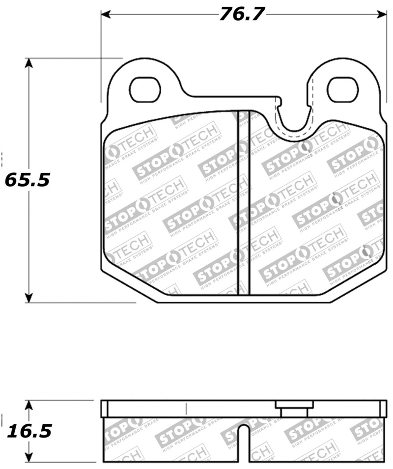 Tesla Roadster Brake Pads - Stoptech - Sport - `08-`11