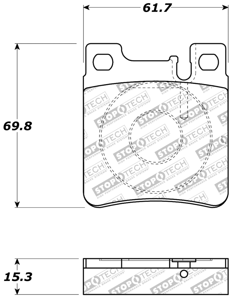 Mercedes-Benz SL Class Brake Pads - Stoptech - Sport - `96-`02