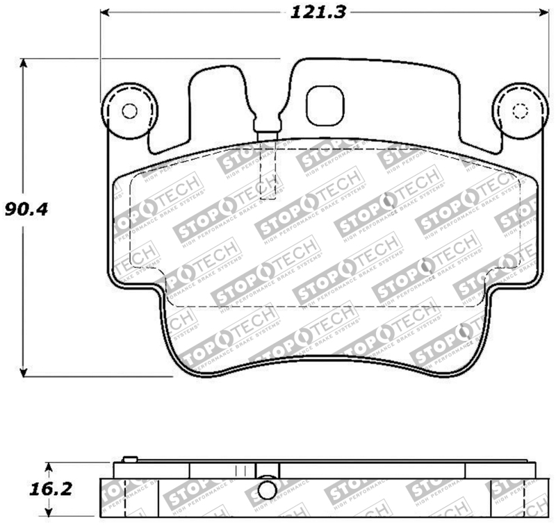 Porsche Carrera GT Brake Pads - Front - Stoptech - Sport - `05-`06