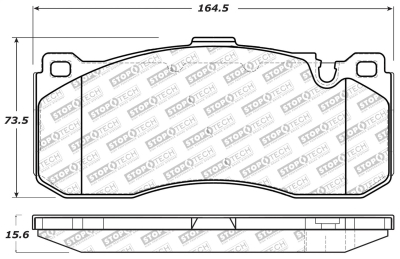 BMW 3 Series Brake Pads - Front - Stoptech - Sport - 2013