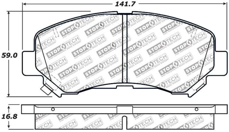 Nissan Maxima Brake Pads - Stoptech - Sport - `09-`18