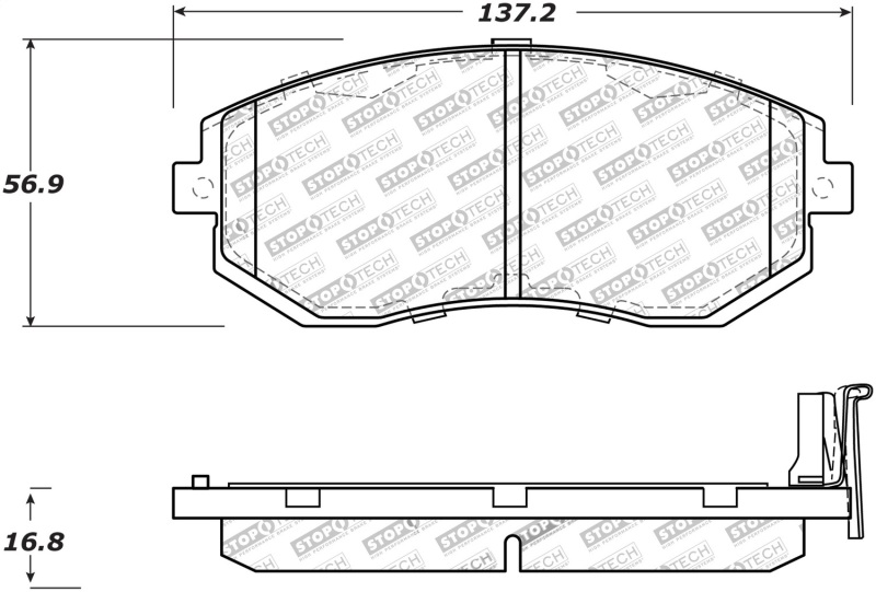 Toyota GR86 Brake Pads - Front - Stoptech - Sport - `17-`20