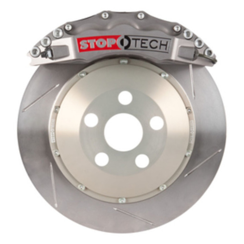 BMW M3 Big Brake Kit - Front - Stoptech - ST-60 Trophy Calipers, Slotted 380x35mm Rotors - Silver - `08-`13 BMW M3 Big Brake Kit - Front - Stoptech - ST-60 Trophy Calipers, Slotted 380x35mm Rotors - Silver - `08-`13