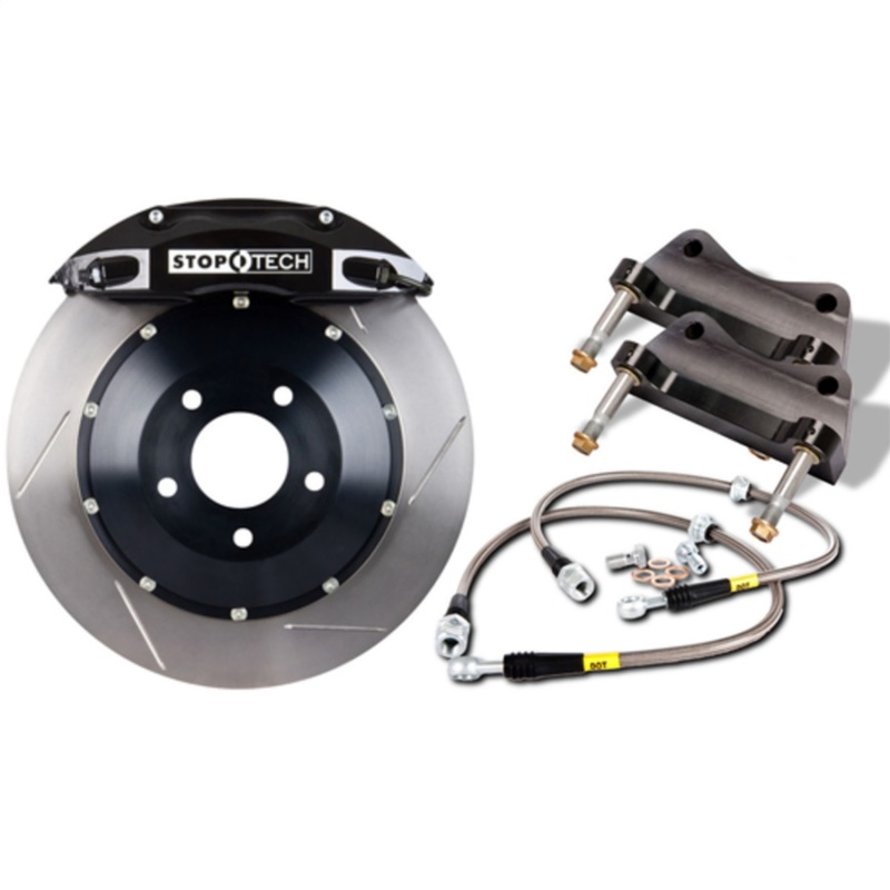 Nissan 350Z Brake Kit - Front - Stoptech - ST60 355x32 Slotted - Black - `03-`05