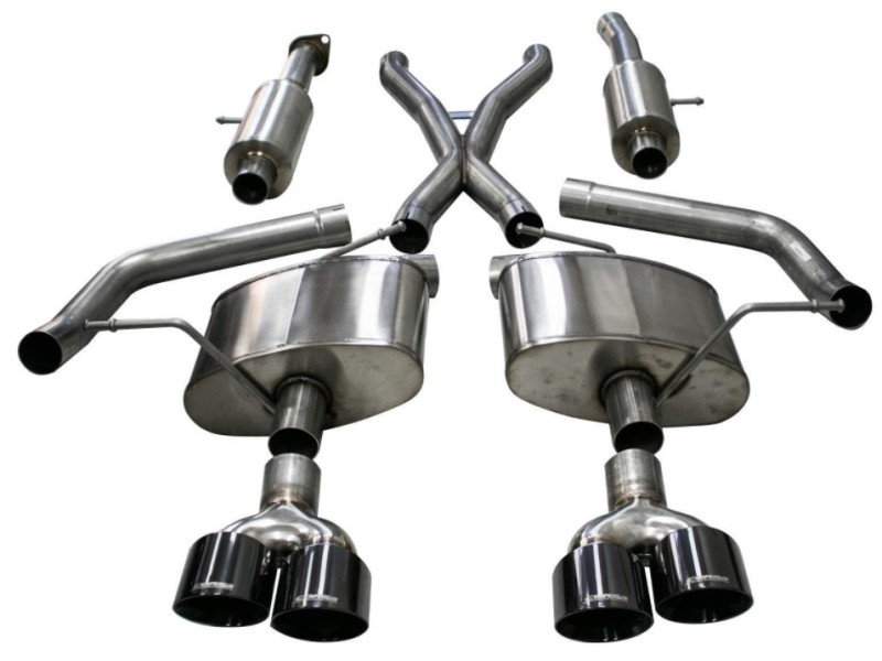 Mercedes-Benz E550 Brake Kit - Front + Rear - Stoptech - Premium Black E-Coated Rotors + Posi Quiet Pads - Black - `07-`09