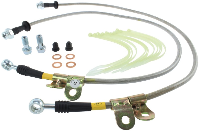 Land Rover Range Rover Brake Line Kit - Front - Stoptech - Stainless Steel Braided - Stainless Steel - `06-`09 Land Rover Range Rover Brake Line Kit - Front - Stoptech - Stainless Steel Braided - Stainless Steel - `06-`09