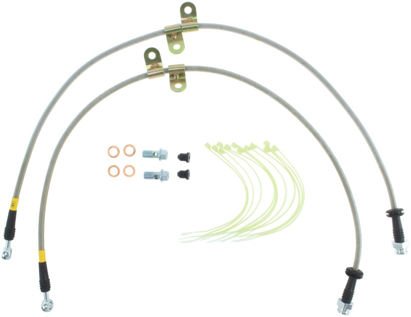 Land Rover Range Rover Brake Line Kit - Front - Stoptech - Stainless Steel Braided - Stainless Steel - `06-`09