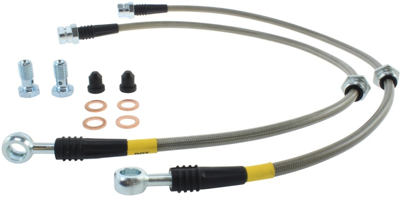 Volkswagen Rabbit Brake Line Kit - Front - Stoptech - Stainless Steel - `06-`09