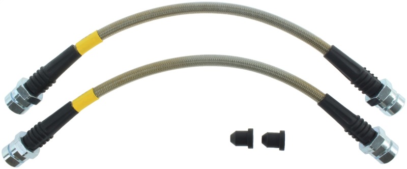 Volkswagen R32 Brake Line Kit - Rear - Stoptech - Stainless Steel Braided - Stainless Steel - 2008