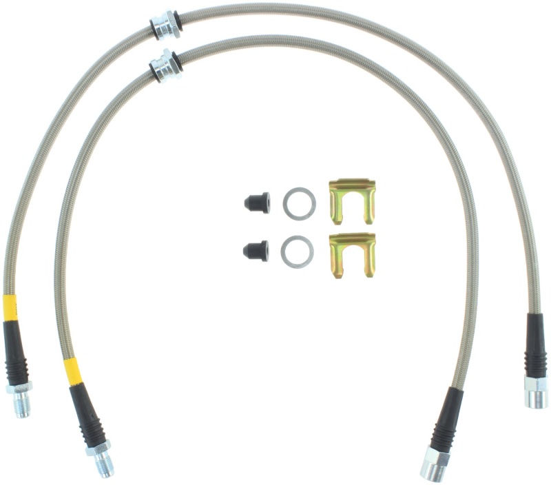 BMW X5 Brake Line Kit - Front - Stoptech - Stainless Steel - Stainless Steel - `07-`12