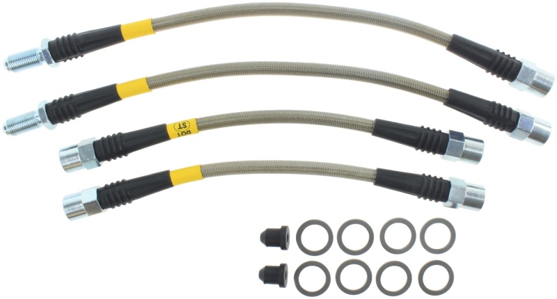 BMW M3 Brake Line Kit - Rear - Stoptech - Stainless Steel - `08-`13