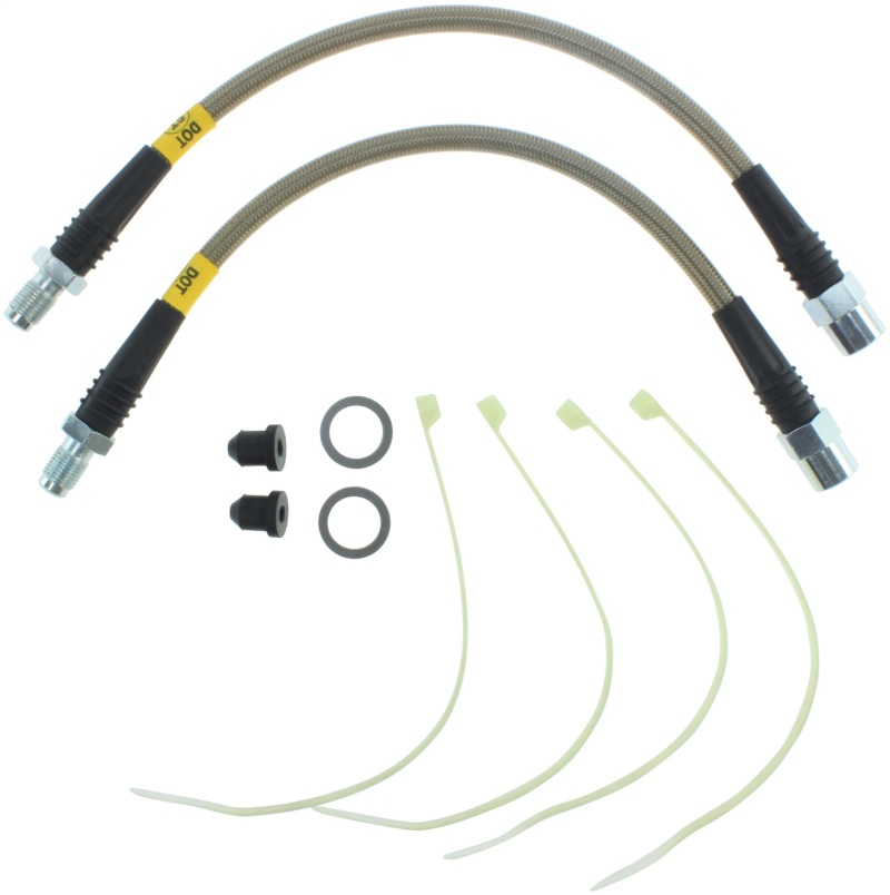 Mercedes-Benz SLK350 Brake Line Kit - Rear - Stoptech - Stainless Steel - `05-`06