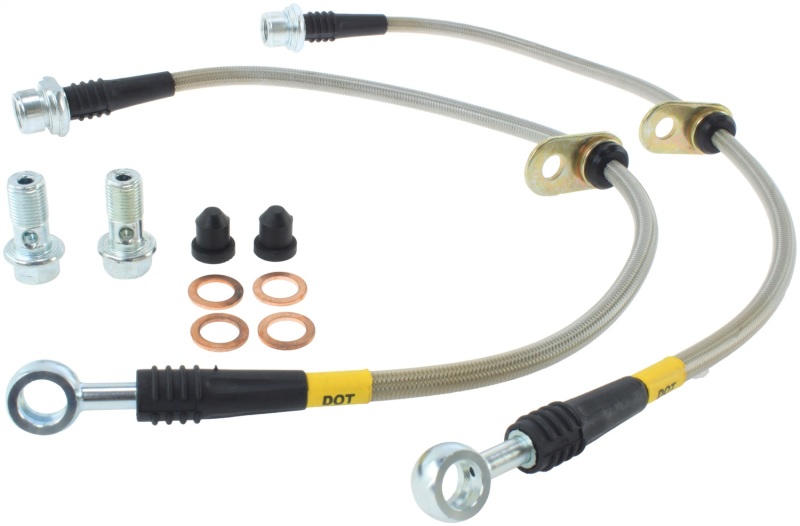 Toyota Land Cruiser Brake Line Kit - Front - Stoptech - Stainless Steel Braided - `08-`10