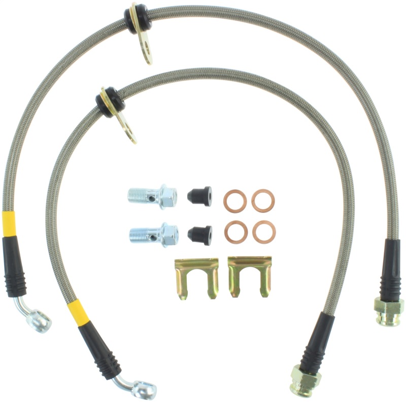Subaru WRX Brake Line Kit - Rear - Stoptech - Stainless Steel - Stainless Steel - `12-`19