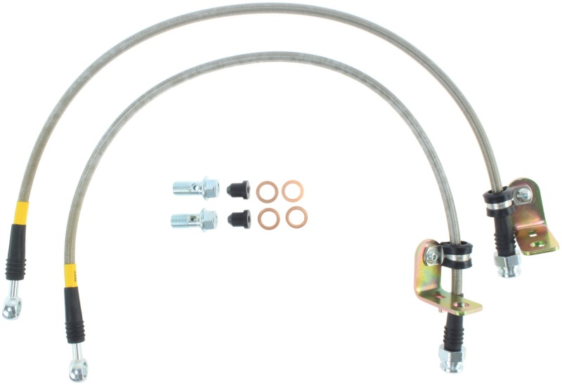 Hyundai Tiburon Brake Line Kit - Front - Stoptech - Stainless Steel - `03-`08