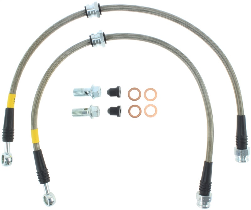 Hyundai Tiburon Brake Line Kit - Rear - Stoptech - Stainless Steel - `03-`08